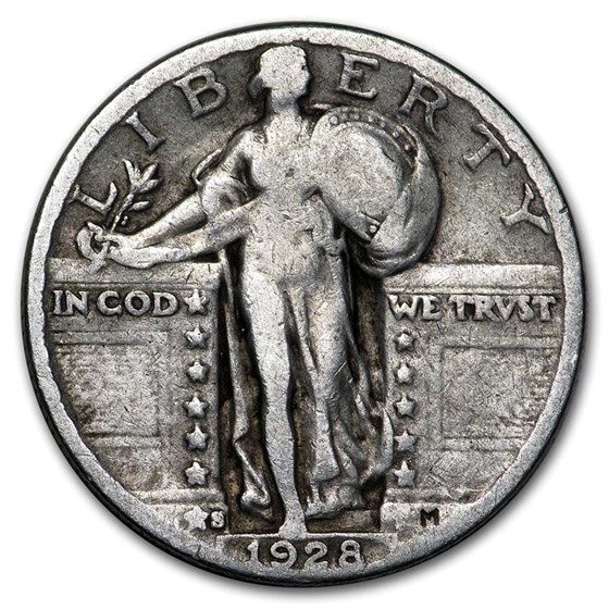 1928-S Standing Liberty Quarter Fine 1928-S Standing Liberty Quarter Fine